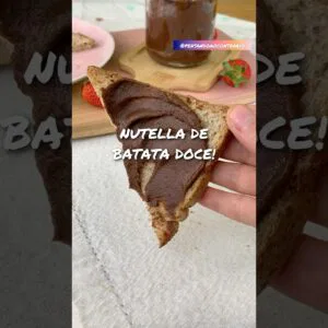 Nutella de batata doce! 👀😱 Fácil, saudável e muito saborosa!