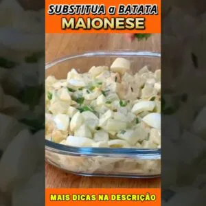Substitua a Batata na Maionese