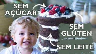 BOLO DE ANIVERSÁRIO PARA BEBÊS (que os adultos também vão amar) | RECEITA MUITO FÁCIL!