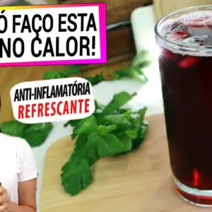 SEMPRE FAÇO ESTA BEBIDA ANTI-INFLAMATÓRIA! REFRESCANTE E MUITO SAUDÁVEL PRA VOCÊ!