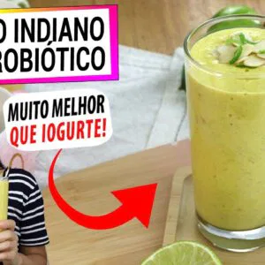 MUITO MELHOR QUE IOGURTE, DESCUBRA ESTA BEBIDA INDIANA PROBIÓTICA RICA EM SEGREDOS! FÁCIL E VEGANA!