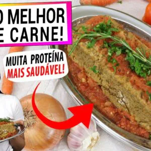 MUITO MELHOR QUE CARNE! RICO EM PROTEÍNA, MAIS SAUDÁVEL E PRÁTICO PARA O DIA A DIA! ALMOÇO PERFEITO!