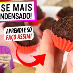 MUITO MELHOR QUE BRIGADEIRO, NÃO USE LEITE CONDENSADO! APRENDI E NÃO PARO DE FAZER! ZERO AÇÚCAR!