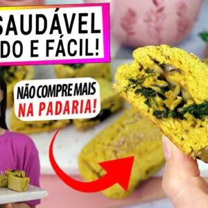 Fácil e recheada! TROQUE O PÃO POR ESTA RECEITA SAUDÁVEL DELICIOSA! Vegana e sem glúten.