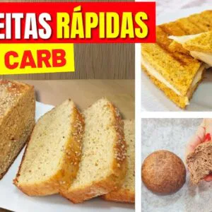 3 PÃES PARA DIABETES - LOW CARB, Rápidos, Deliciosos, Baratos, Fáceis e Saudáveis