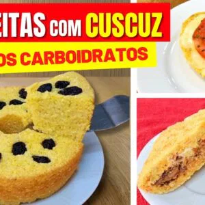 3 RECEITAS de CUSCUZ com MENOS CARBOIDRATOS – SIMPLES, SEM GLÚTEN e BARATAS