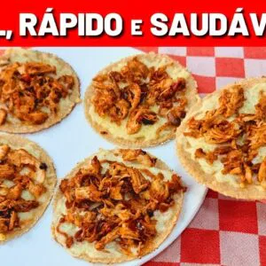 Massa de 2 INGREDIENTES e LOW CARB - SEM TRIGO, LEITE E OVO! - Fácil, Rápido e Saudável