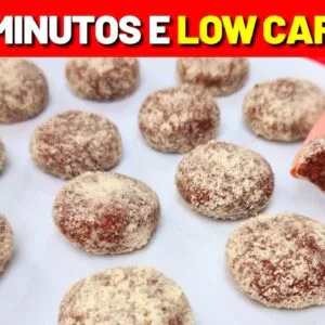Só 2 MIN, 4 INGREDIENTES e LOW CARB - Sem Fogo, Sem Açúcar, Rápida, Fácil e Deliciosa