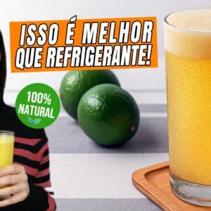 Nunca mais comprei refrigerante depois desse! 😱 Saudável e fácil de fazer em casa!