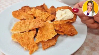 PURURUCA DE FRANGO! Lanche ZERO Carboidratos, Rico em Proteínas, Só 2 INGREDIENTES!