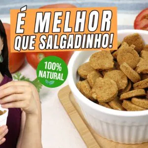 Ninguém acredita neste salgadinho saudável! Faça em minutos! 🔥 Crocante, ZERO ÓLEO 😱 !