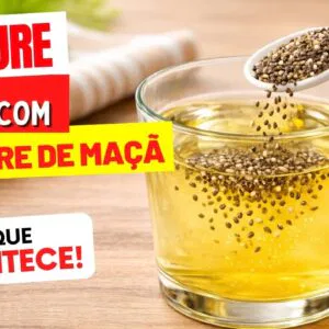 Misture CHIA com VINAGRE DE MAÇÃ — SACIEDADE, GLICOSE e INTESTINO (Como Usar CERTO)