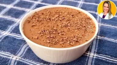 Mousse ZERO CARBOIDRATOS Incrível! SEM AÇÚCAR e LEITE e RICA EM PROTEÍNA - Fácil, Rápida e Saudável