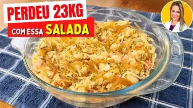 TROCOU O JANTAR POR ESSA RECEITA e SE SURPREENDEU! Poucas Calorias, Low Carb e Rica em Proteínas