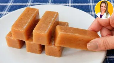 Só 2 INGREDIENTES e ZERO GORDURA - SEM AÇÚCAR, LEITE, OVO E FARINHA - Docinho, Cremoso e Fácil!